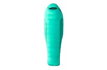 Image of Marmot Angel Fire 25 Women's Sleeping Bag 600 Down-Gem Green/Green Garnet-Regular-Right