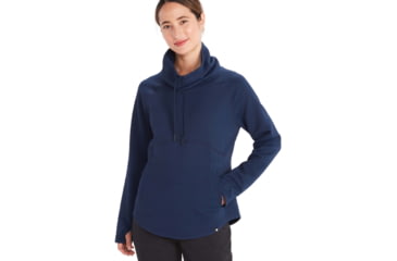 Image of Marmot Annie Long Sleeve Pullover - Womens, Arctic Navy, L, M12627-2975-L