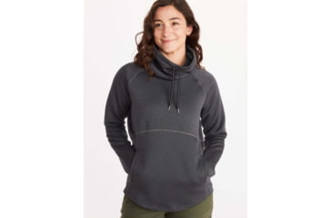 Image of Marmot Annie Long Sleeve - Womens, Black Heather, Extra Small, 47930-5608-XS
