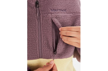 Image of Marmot Aros Fleece 1/2 Zip - Womens, Hazy Purple/Wheat, Small, M14978-22494-S