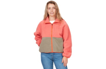 Image of Marmot Aros Fleece Jacket - Womens, Grapefruit/Vetiver, Medium, M14618-22495-M