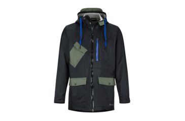 Image of Marmot Ashbury PreCip Eco Jacket - Mens, Black/Crocodile, Medium, 31650-1516-M