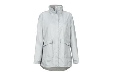 Image of Marmot Ashbury PreCip Eco Jacket - Womens, Bright Steel, Large, 36600-1862-L