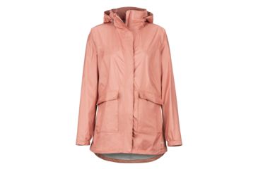 Image of Marmot Ashbury PreCip Eco Jacket - Womens, Coral Pink, Extra Large, 36600-7274-XL