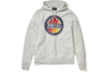 Image of Marmot Chock Hoodie - Mens, Bright Steel Heather, Large, 41810-8544-L