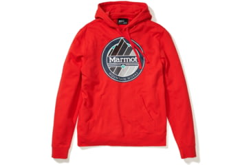 Image of Marmot Chock Hoodie - Mens, Victory Red, Large, 41810-6702-L