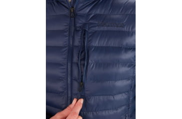 Image of Marmot Echo Featherless Long Jacket - Womens, Arctic Navy Shiny, Small, M15871-20952-S