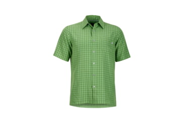 Image of Marmot Eldridge Short Sleeve Shirt - Men's-Field Green-X-Large