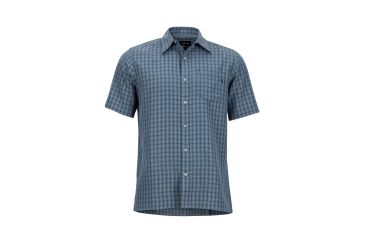 Image of Marmot Eldridge Short Sleeve Shirt - Mens, Steel Onyx, L 62220-1515-L