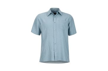 Image of Marmot Eldridge Short Sleeve Shirt - Mens, Blue Granite, L 62220-3967-L