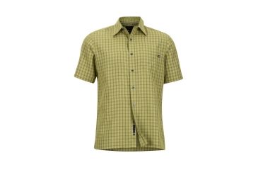 Image of Marmot Eldridge Short Sleeve Shirt - Mens, Wheatgrass, Extra Large 62220-4423-XL