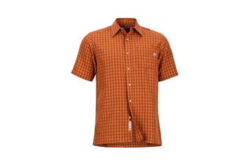 Image of Marmot Eldridge Short Sleeve Shirt - Mens, Bombay Brown, M 62220-7480-M