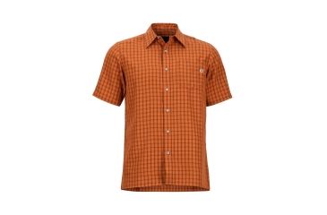 Image of Marmot Eldridge Short Sleeve Shirt - Mens, Bombay Brown, M 62220-7480-M