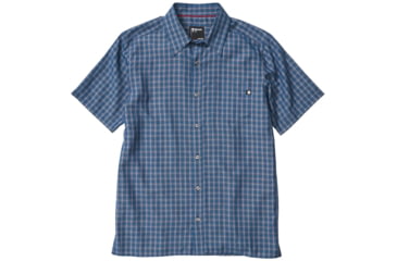 Image of Marmot Eldridge Short Sleeve Shirt - Mens, Arctic Navy, Medium, 62220-2975-M