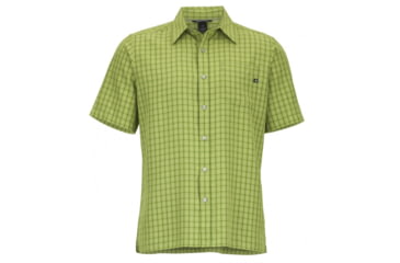 Image of Marmot Eldridge Short Sleeve Shirt - Men's-Palm Green-XX-Large