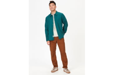 Image of Marmot Fairfax Lightweight Long Sleeve Flannel - Mens, Dark Jungle, Small, M14657-22261-S