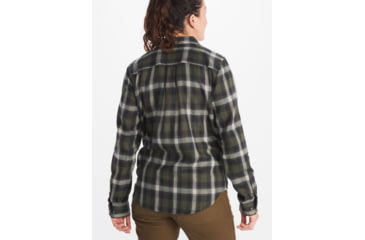 Image of Marmot Fairfax Midweight Flannel - Womens, Nori, Large, M13553-4859-L