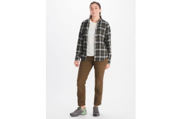 Image of Marmot Fairfax Midweight Flannel - Womens, Nori, Large, M13553-4859-L