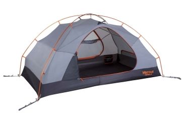 Image of Marmot Fortress 2P Tent, Tangelo/Grey Storm, One Size 39480-9945-ONE