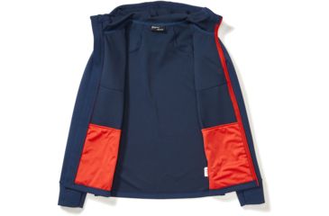 Image of Marmot Hanging Rock Hoodie - Mens, Arctic Navy/Victory Red, Extra Large, 41490-3160-XL