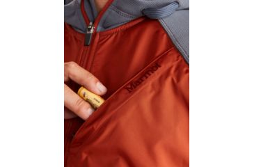 Image of Marmot Hanging Rock Hoodie - Mens, Steel Onyx/Picante, Small, 41490-1587-S