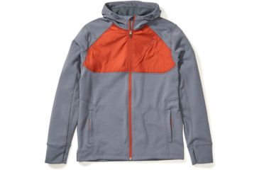 Image of Marmot Hanging Rock Hoodie - Mens, Steel Onyx/Picante, Small, 41490-1587-S