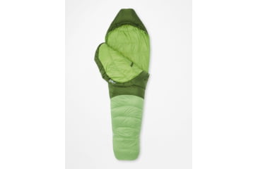 Image of Marmot Hydrogen Sleeping Bag, Long, Foliage/Kiwi, Left Zipper, M14403-21795-LZ