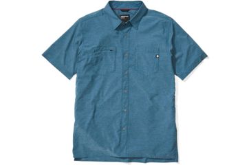 Image of Marmot Innesdale Short Sleeve Shirt - Mens, Denim, Small, 42320-200-S