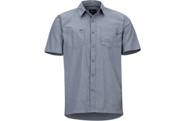 Image of Marmot Innesdale Short Sleeve Shirt - Mens, Steel Onyx, Extra Large, 42320-1515-XL