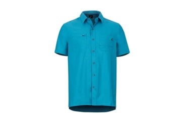 Image of Marmot Innesdale Short Sleeve Shirt - Mens, Turkish Tile, Small, 42320-2801-S