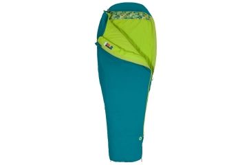 Image of Marmot Kids Nanowave 40 Sleeping Bag, Malachite, Reg 5ft, LZ 29960-3679-Reg: 5' / LZ