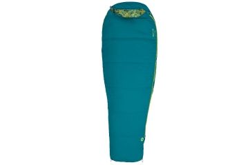 Image of Marmot Kids Nanowave 40 Sleeping Bag, Malachite, Reg 5ft, LZ 29960-3679-Reg: 5' / LZ