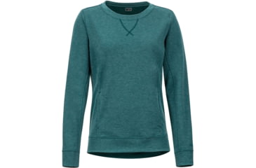 Image of Marmot Laurel Long-Sleeve Shirt - Womens, Deep Teal Heather, Medium, 47640-4665-M