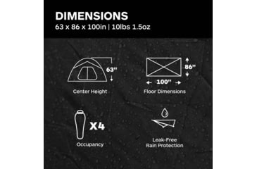Image of Marmot Limestone Tent, 4-Person, Orange Spice/Arona, 29100-9821-ONE