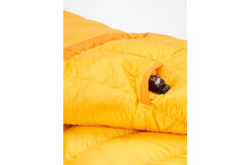 Image of Marmot Lithium Sleeping Bag, Short, Orange Pepper/Golden Sun, Left Zipper, M14408-21734-LZ