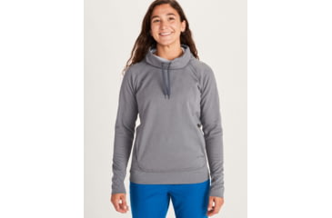 Image of Marmot Marley Long Sleeve Shirt - Womens, Steel Onyx Heather, Medium, 41310-8702-M