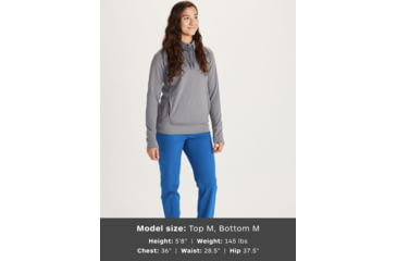 Image of Marmot Marley Long Sleeve Shirt - Womens, Steel Onyx Heather, Medium, 41310-8702-M