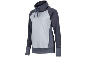 Image of Marmot Marley Long Sleeve T-Shirt - Womens, Grey Storm Heather/Dark Steel, M 48470-1645-M