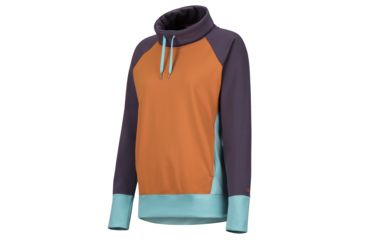 Image of Marmot Marley Long Sleeve - Womens, Bonfire/Vintage Violet, Extra Small, 48470-9129-XS