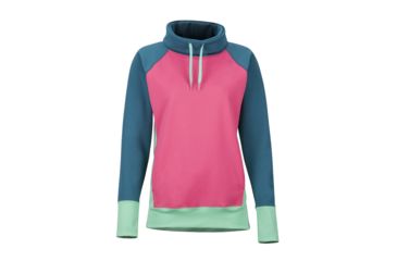 Image of Marmot Marley Long Sleeve - Womens, Disco Pink/Late Night, Extra Small, 48470-7303-XS