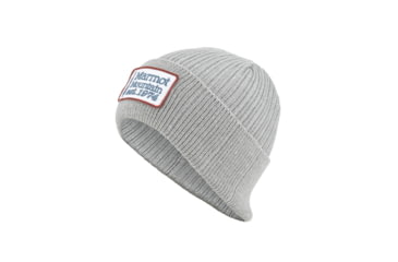 Image of Marmot Mens Retro Trucker Beanie, Grey Storm, ONE, 14660-1620-Grey Storm-ONE