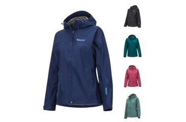 Image of Marmot Minimalist Jacket - Womens, Arctic Navy, Black, Deep Teal, Dry Rose, Mallard Green