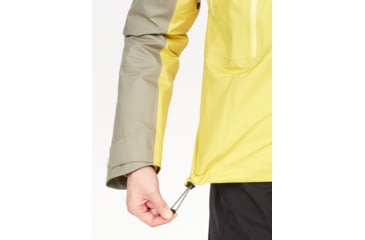 Image of Marmot Mitre Peak GORE-TEX Jacket - Womens, Vetiver/Limelight, Large, M12687-21745-L