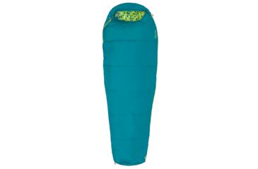 Image of Marmot Nanowave 40 Sleeping Bag - Kid's, Malachite, Reg 5ft / Left Zip, 38880-3679-LZ