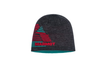 Image of Marmot Novelty Reversible Beanie, Dark Grey Heather, One Size, 13880-DGreyHeat-ONE-DEMO