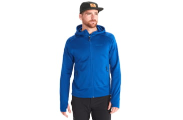 Image of Marmot Olden Polartec Hoody - Men's, Large, Dark Azure, 12030-2059-L