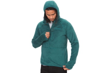 Image of Marmot Orsa Polartec Wool Hoody - Mens, Dark Jungle, Large, M13206-22261-L
