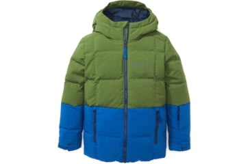 Image of Marmot Polar Down Jacket - Kids, Foliage/Dark Azure, Extra Large, M13228-19630-XL