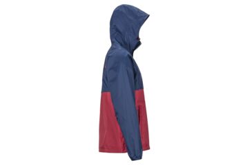 Image of Marmot PreCip Eco Anorak - Mens, Arctic Navy/Sienna Red, Extra Large, 41520-3591-XL