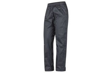 Image of Marmot PreCip Eco Full Zip Pant - Womens, Black, Medium, Short Inseam, 46720S-001-M